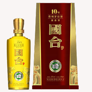 【白酒批发 贵州茅台镇 酱香型53度500ml 国台十年珍藏】价格,厂家,图片,中国白酒,遵义市大金酒类销售-